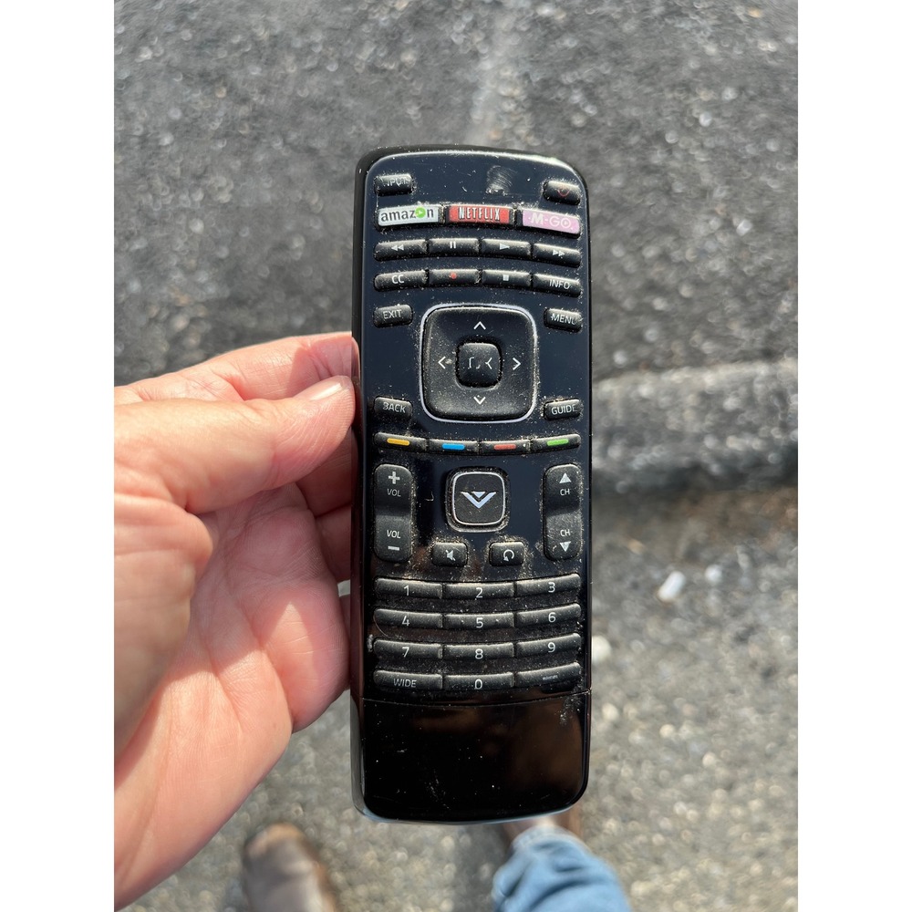 Vizio XRT510 Dual Sided Remote Control with QWERTY Keyboard Netflix Amazon M-GO